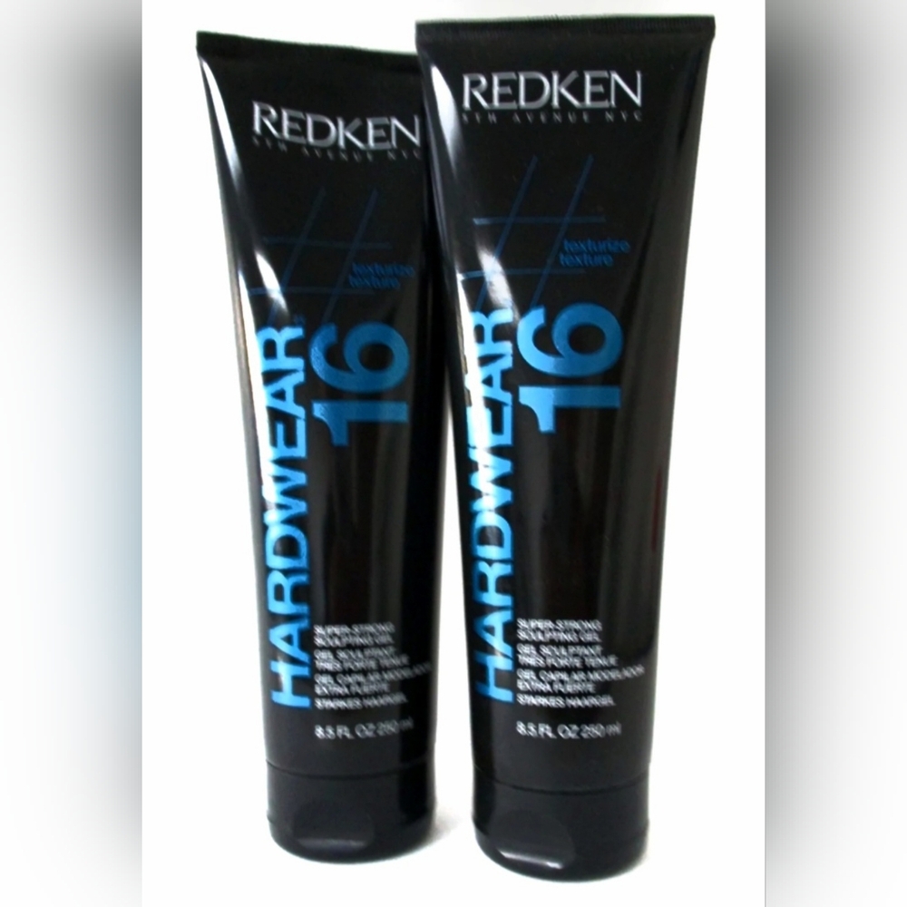 Redken Hardwear 16 Super-Strong Sculpting Gel- 2 Tubes ☆Discontinued, Rare, HTF☆